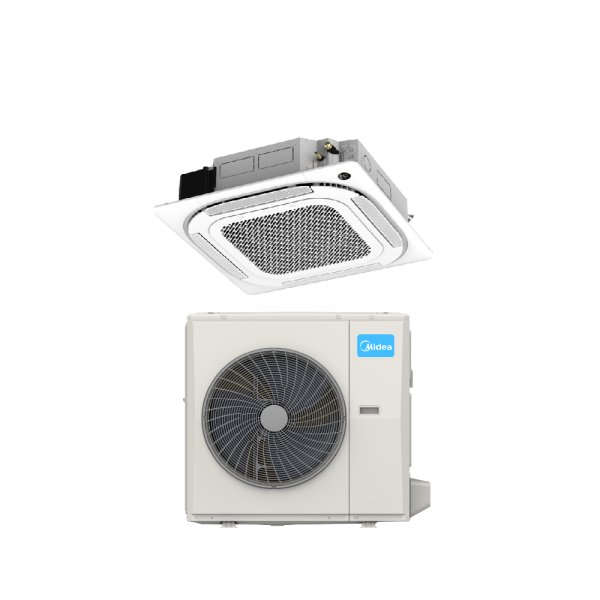 Midea MCD1X-55HRFN8-W-SP kazettás split (R32, 16,1 kW, breezeless funkcióval)